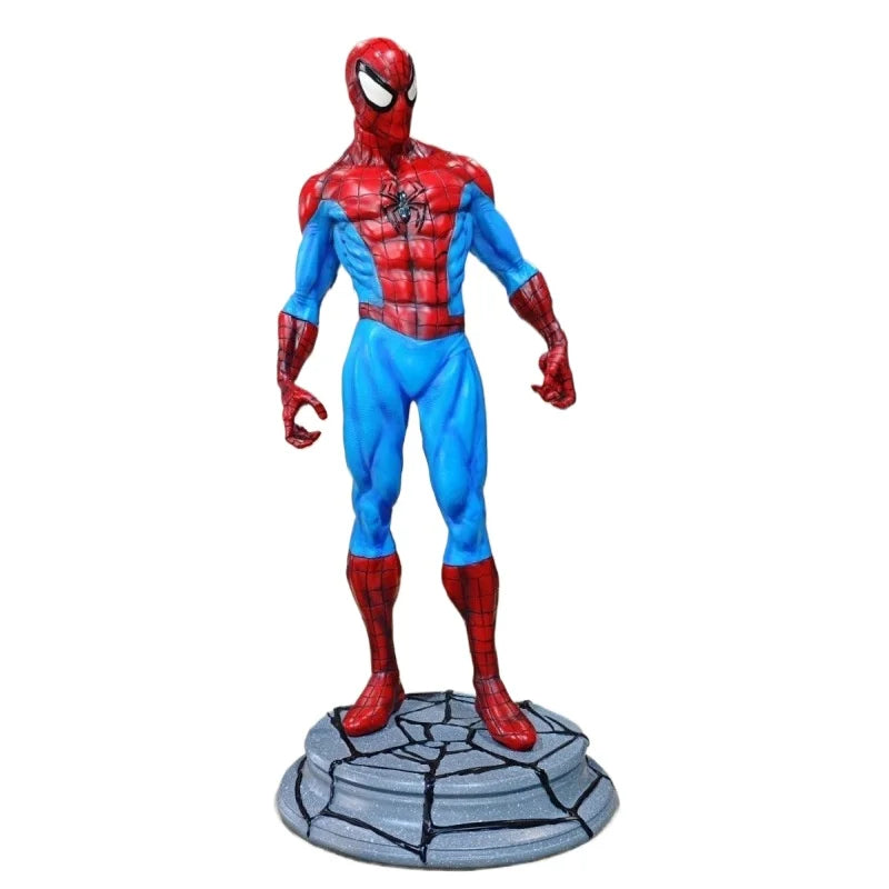 50cm Spider-Man Action Figure 1/3 Full Body Statue 50cm Resin Model Marvel Desktop Decoration Birthday Gift Collectible Toys