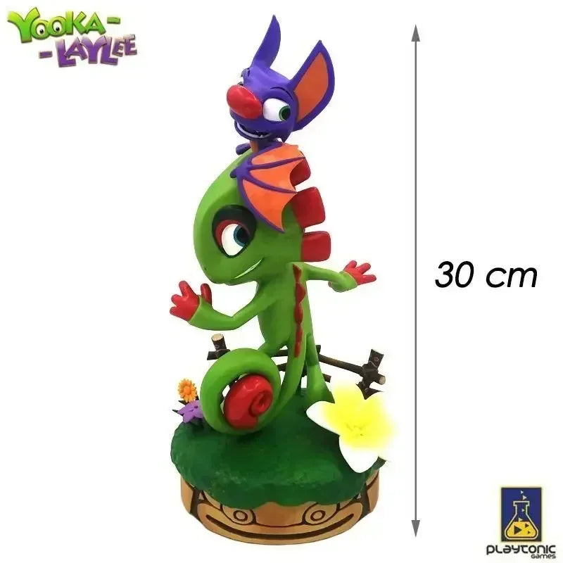 Genuine 30cm High Cute Yooka Laylee Hand Made Toys Resin Decorations Holiday Gifts
