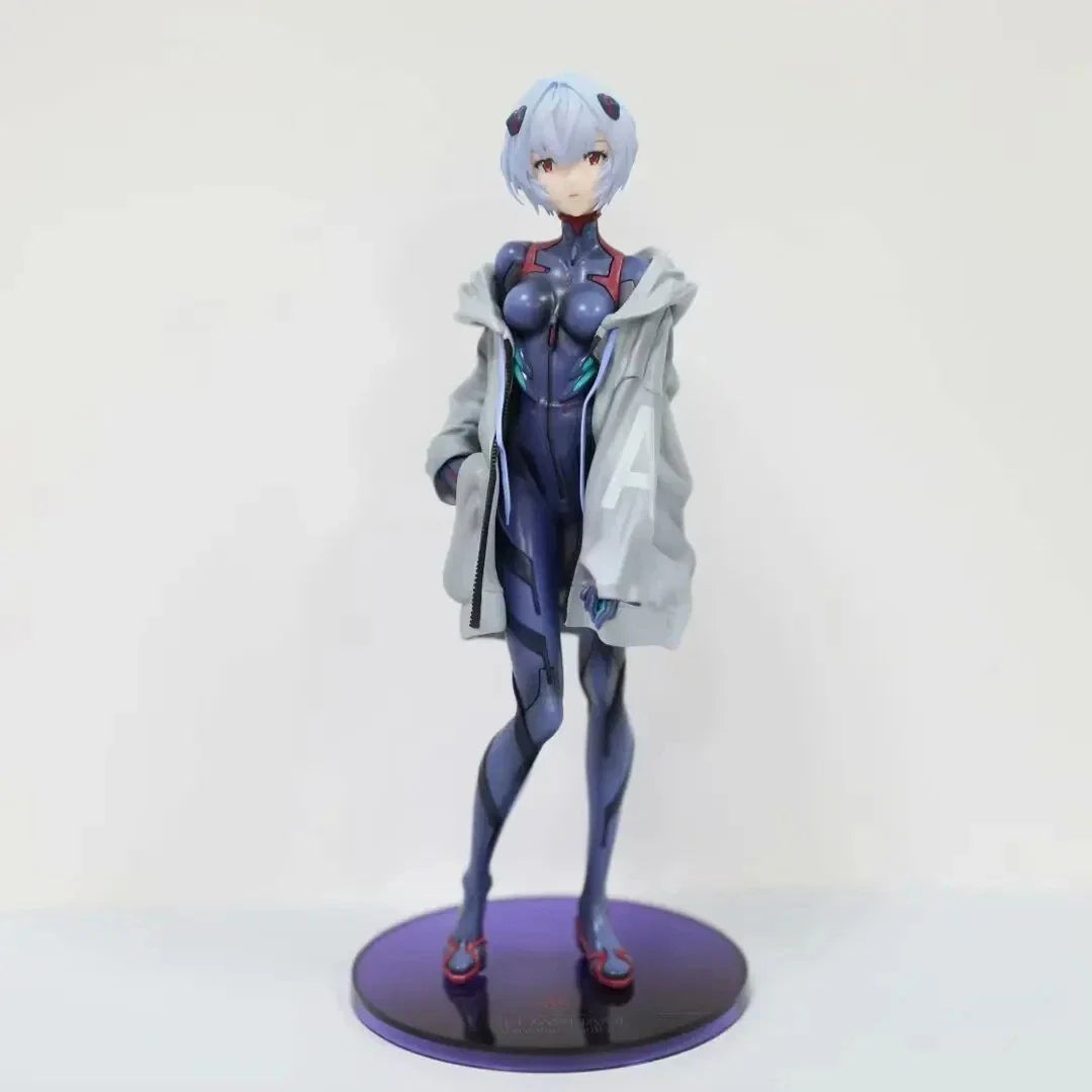 22cm Anime EVA NEON GENESIS Ayanami Rei EVANGELION Figures Millennials Illust Action Figure Trendy Clothes PROTOTYPE Model Toy