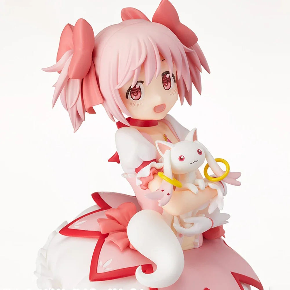 Anime Girl Figure kaname madoka figurine Kyuubey Cute magic girl action figure Model Doll Toy Loli Figurine Collect Ornament