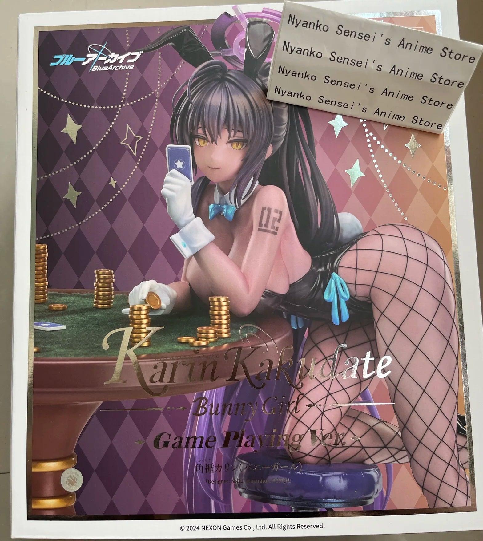 In Stock Blue Archive Kakudate Karin Black Skin Bunny Girl Game Playing Ver. 1/7 Model Dolls Desktop Ornaments Anime Collections