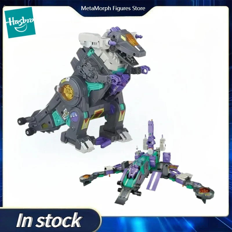 Original Hasbro Transformers Toys G1 Serie PLATINUM EDITION Titan Class TRYPTICON Elektrisch Laufende Anime Figur Modell Spielzeug