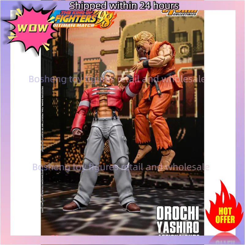 11 Original Storm Toys 1/12 The King of Fighters '98 Ultimate Match Orochi Yashiro In Stock Anime Collection Figures Model Toys