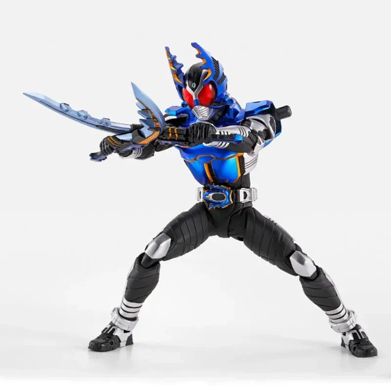 Original Bandai S.H.Figuarts MASKED RIDER GATACK/KABUTO RIDER FORM SHINKOCCHOU SHIHOU 10th Anniversary Ver Action Figure Model
