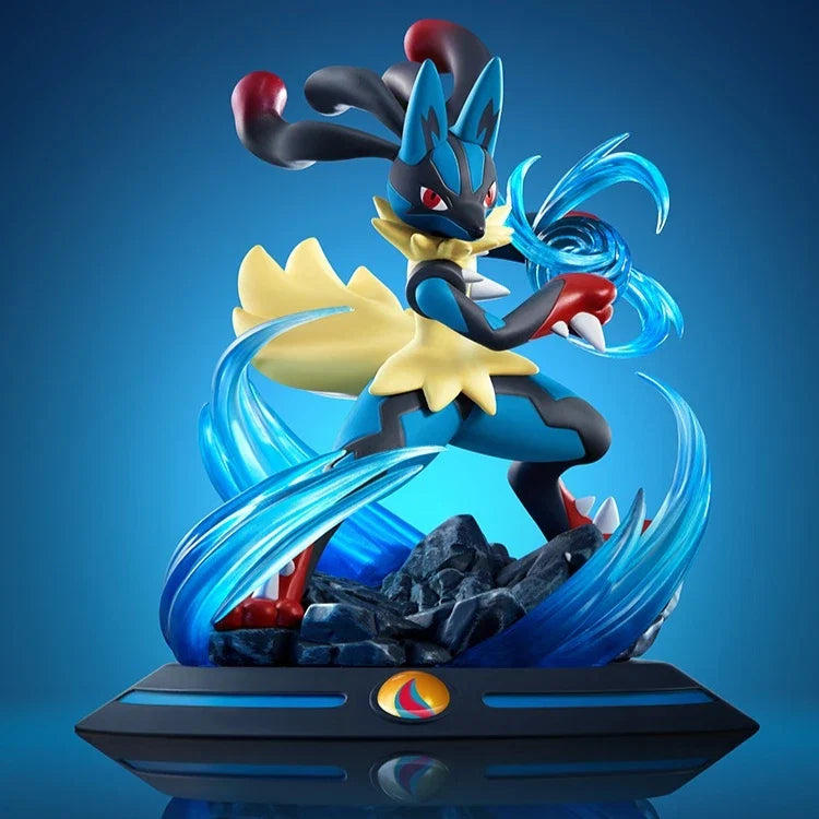 Funism Pokemon Action Anime Figure Cute Lucario Pikachu Scizor Charizard Eevee Gengar Figurine Toys Collection Model Gifts