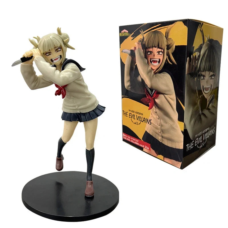 18cm Boku no Hero Academia Anime Figure Uraraka Ochaco Action Figure Midoriya Izuku/Bakugo Katsuki Figurine Collection Model Toy