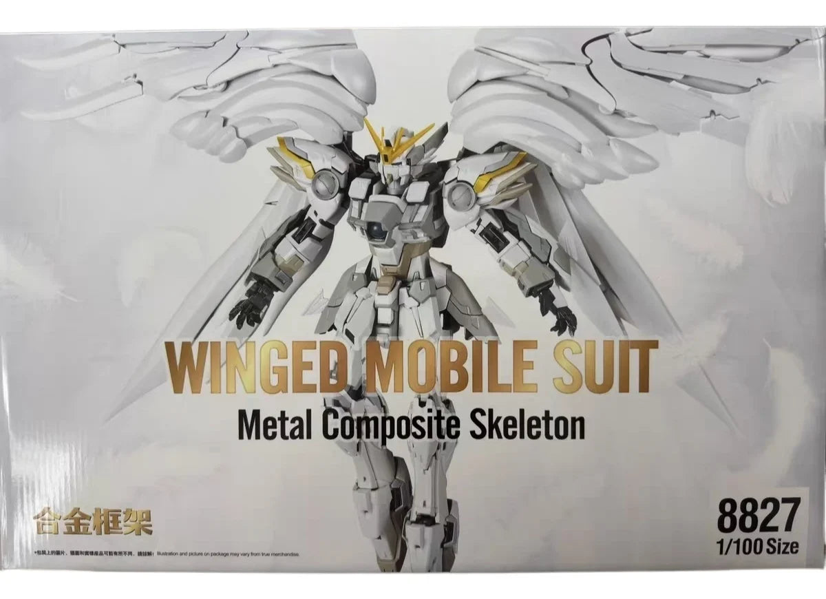 【In Stock】 Daban 8827 MG 1/100 Snow White Prelude Fix Model Kit XXXG-00YSW Wings Assembly Action Figures Model Custom Toys