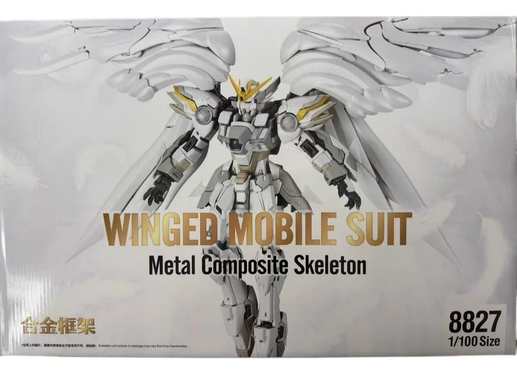 【In Stock】 Daban 8827 MG 1/100 Snow White Prelude Fix Model Kit XXXG-00YSW Wings Assembly Action Figures Model Custom Toys
