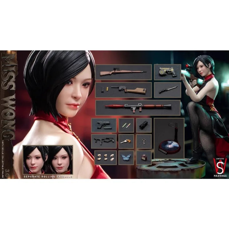 SWTOYS original 1/6 scale classic game female character finished product movable soldier doll model toy gift in stock