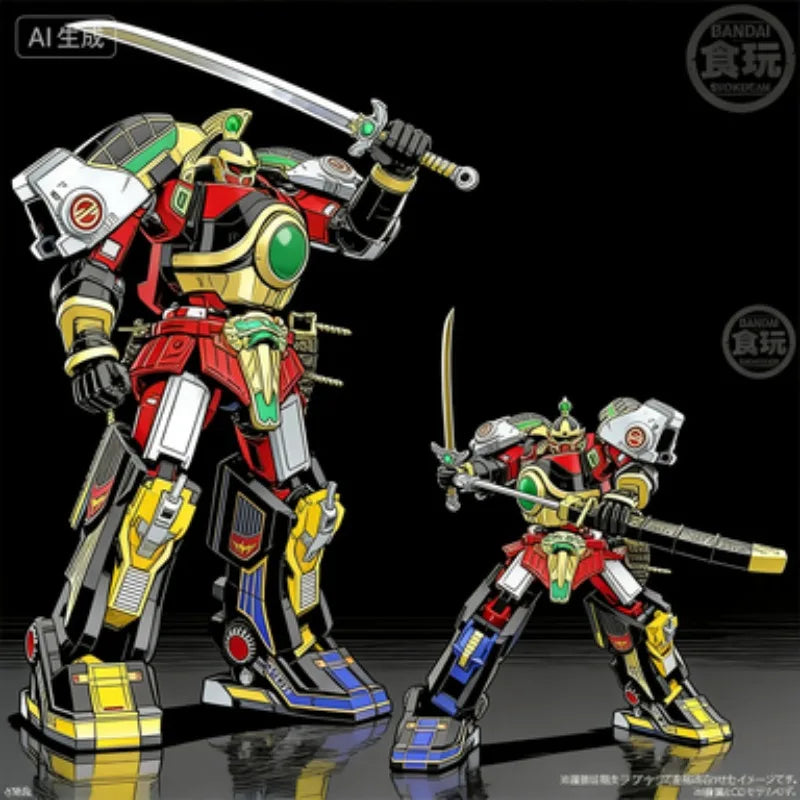 Spot-VerkaufAuf Lager Bandai Anime Gosei Sentai Dairanger SHOKUGAN MODELING PROJECT SMP Bausatz Mol Spielzeug Actionfigur Geschenke Kinder