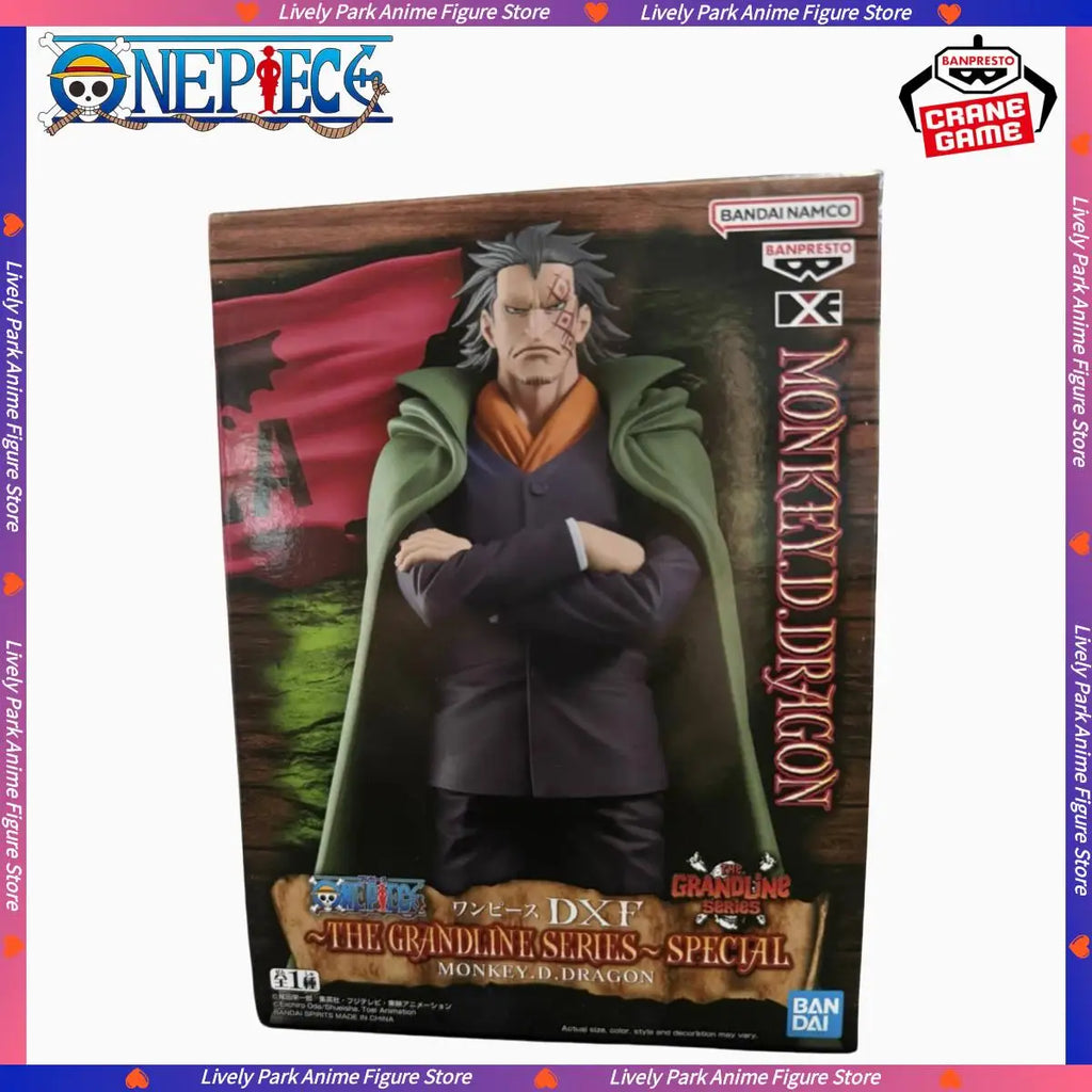 BANDAI Original ONE PIECE DXF-THE GRANDLINE SERIES-SPECIAL MONKEY.D.DRAGON Anime Action Figures Collectible Toys Festival Gifts