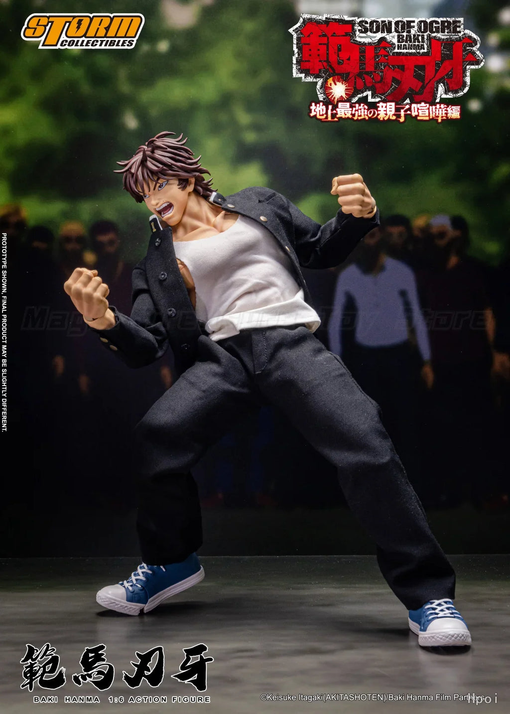 【Pre-sale 】Original BAKI HANMA 1/6th Scale Collectible 1/12 Action Figure Figure Ornaments