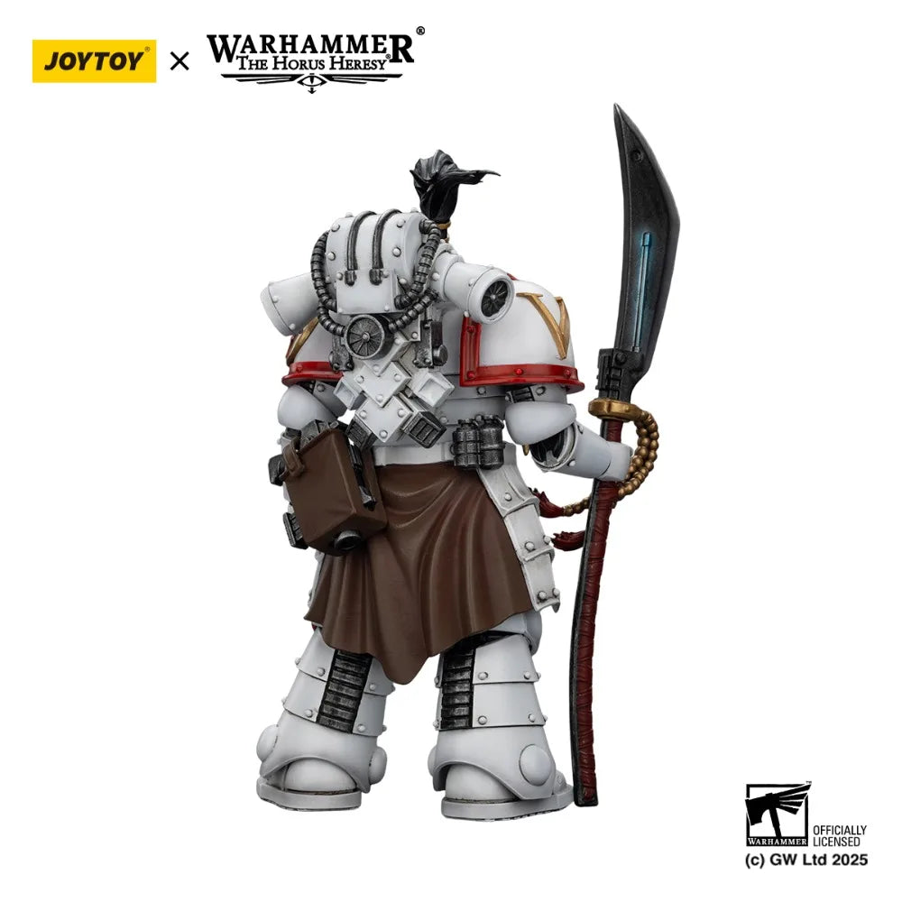JOYTOY Warhammer 30K 1/18 Action Figure White Scars Legion Praetor White Scars Ebon Keshig Terminator Collectible Model Toys