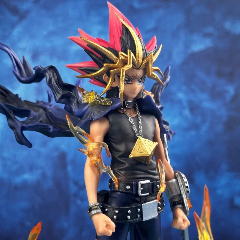 Yu-Gi-Oh! Dark Yugi Atem Action Figure Double-Headed Anime Static model statue Desktop Decoration Collectible Toy Surprise Gifts
