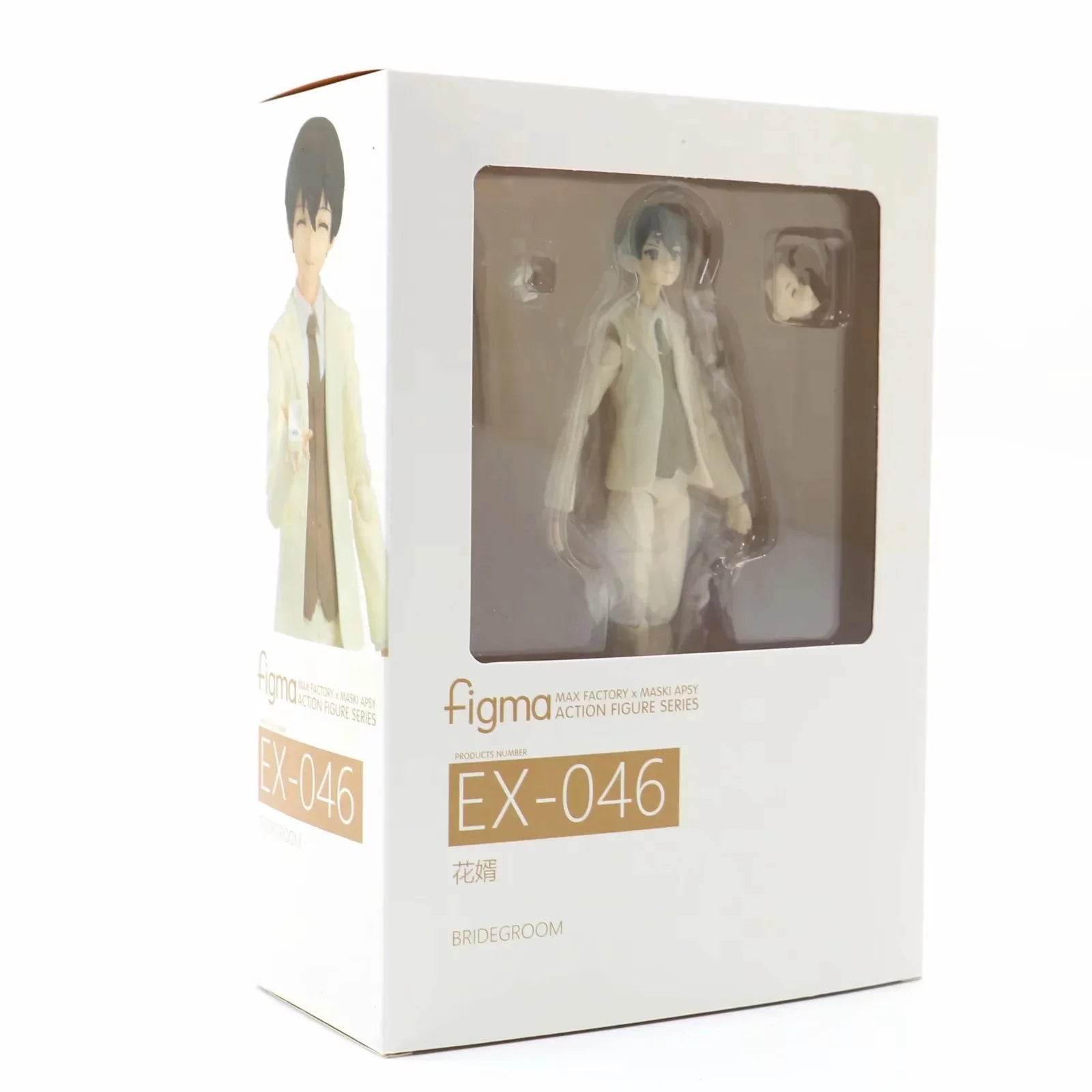 12CM Anime The Quintessential Quintuplets Nakano Yotsuba Figure EX-047 Uesugi Fuutarou Wedding Dress Up Model Toy Action Figure
