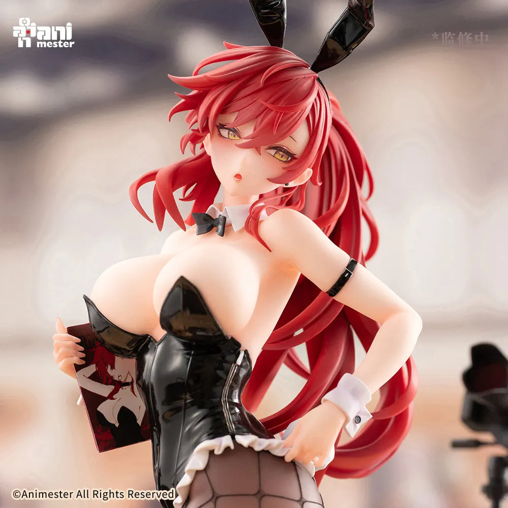 Animester Bunny Girl Akimi Anime Figure Collectible PVC Statue Desk Decoration Model Toy For Anime Fans Otaku Collection Display