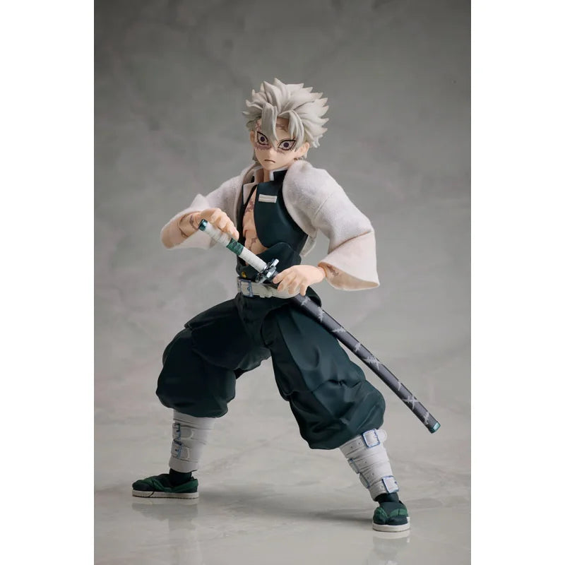 100% Original Aniplex BuzzMod Demon Slayer Kimetsu no Yaiba Sanemi Shinazugawa 1/12 In Stock Anime Collection Figures Model