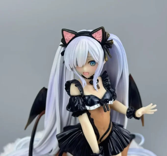 Azur Lane Figure Hms Janus Action Figures Cat'S Ear Janus Figurine Desk Decora Doll Collection Statue Model Birthday Gifts Toys