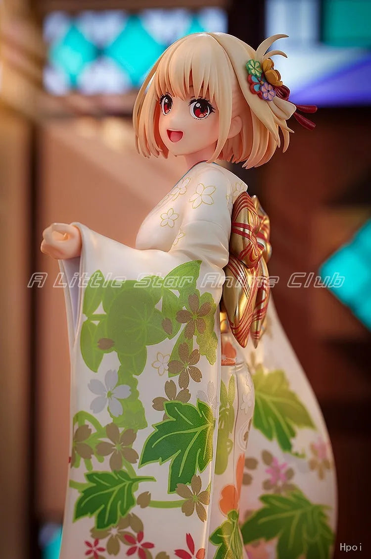 In Stock Original KADOKAWA KDcoll Lycoris Recoil Nishikigi Chisato Kimono Animation Figures Model Collection Ornaments Toys