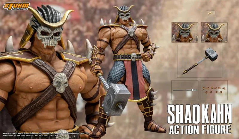 Storm Toys 1:12 Scale Sammlerfigur Shao Kahn Fighting Games Endgegner Komplettset 6 Zoll Herren Soldat Actionfigur Körper