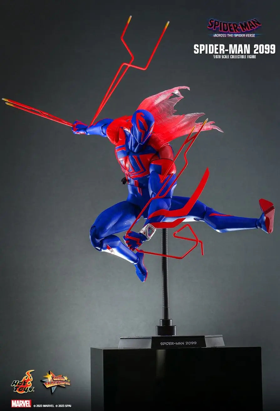 Original Hot Toys 1/6 MMS711 Spider Man Across the Spider Verse Spider Man 2099 In Stock Anime Action Collection Figures Model