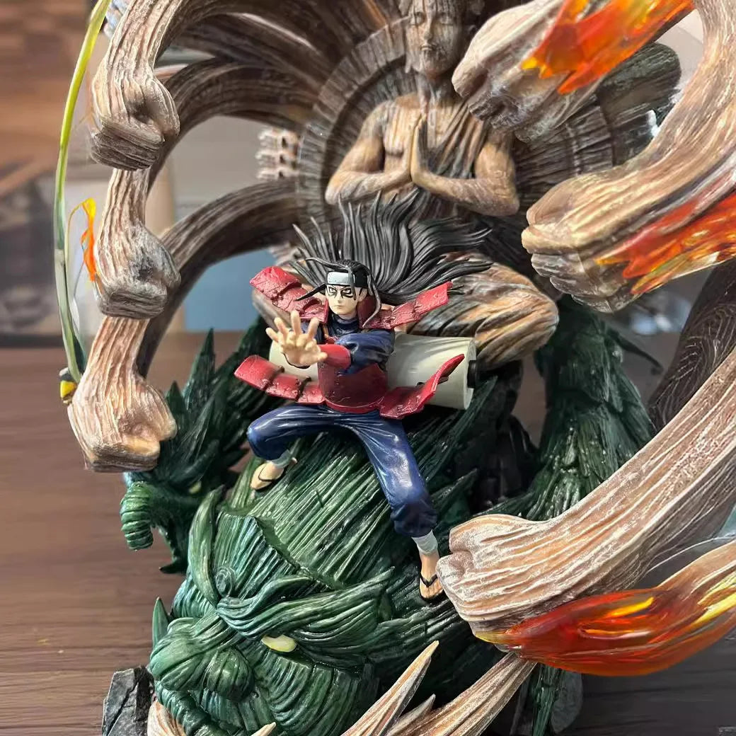 35cm New NARUTO Anime Figure Senju Hashirama Peripheral PVC Model Collect Statue Desktop Decoration Ornaments Birthday Gifts Toy