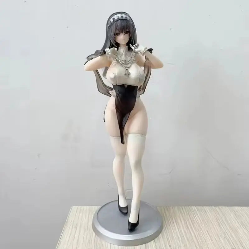 28cm Pure Vibrastar Seishori Pray Sister Girl Hard Anime Fiugre Pvc Action Figure Model Statue Model Collection Toys Doll Gifts