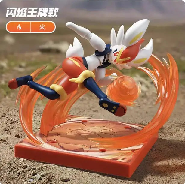 New Blokees Blockman Pokemon Genuine Toys Charizard Ceruledge Assemble Figure Model Decor Anime Figurine Collect Toys Gifts