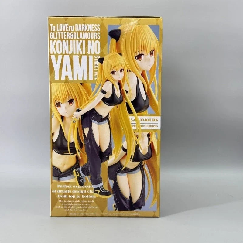 In Stock Original BANPRESTO To Love Ru GLITTER&GLAMOURS Golden Darkness Figure Anime Model Toy WY