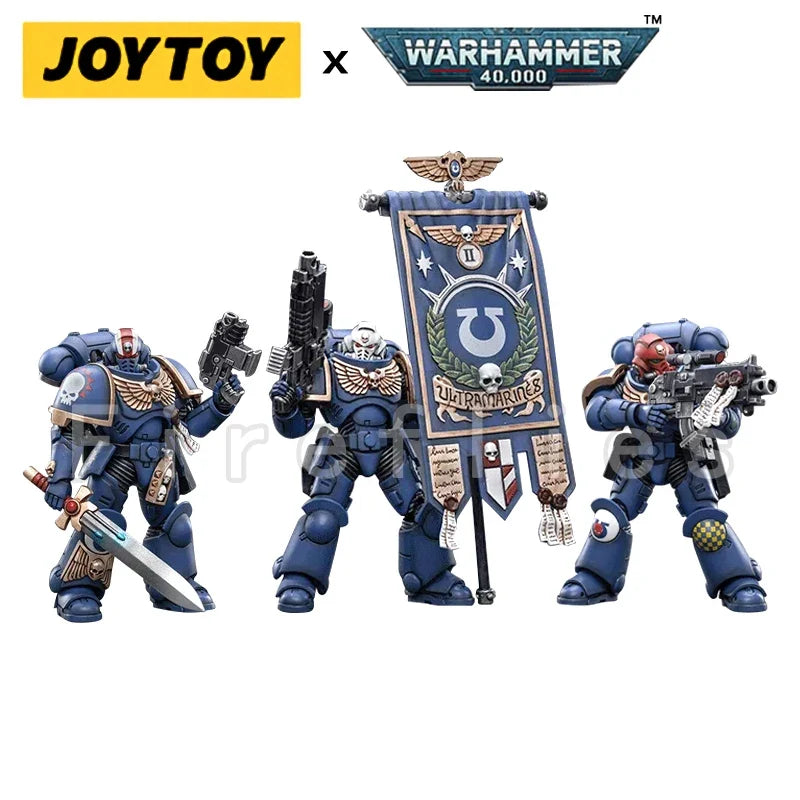 1/18 JOYTOY Action Figure (3PCS/SET) 40K Heroes Of The Chapter Re-issue Version Anime Collection Model Toy