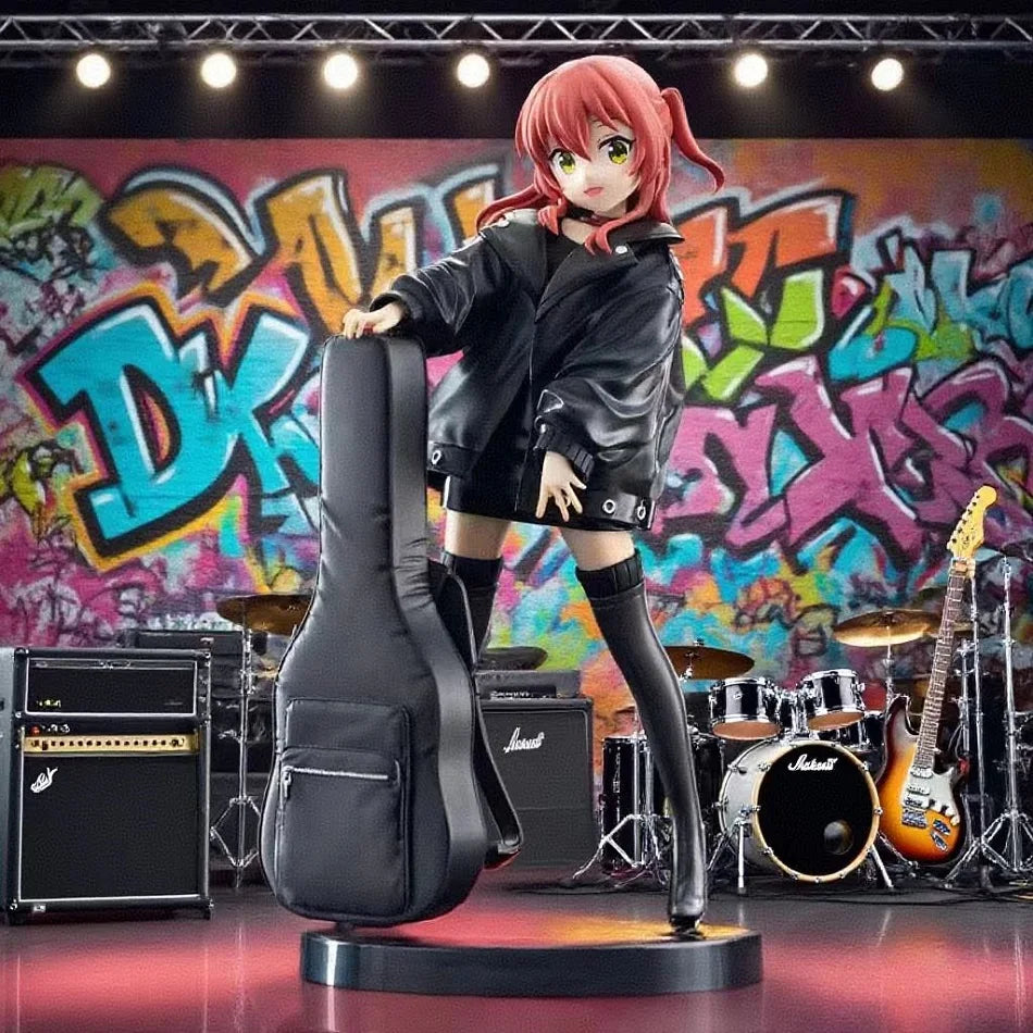 20cm BOCCHI THE ROCK! Anime Figure Gotoh Hitori Action Figure Guitarist Girl Figure Desktop×Decorate Collections Model Doll Toys
