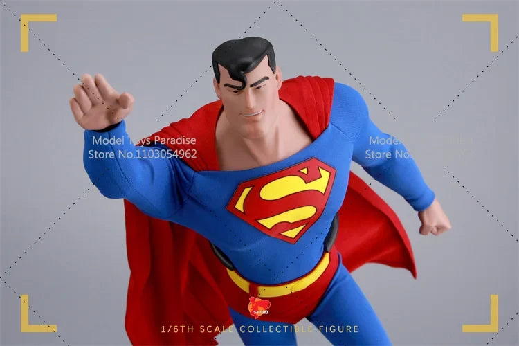 SHERO TOYS P01/P02 1/6 Soldier Anime Superman Hero Head Sculpt Body Doll Accessories Package Fit 12inch Action Figure Model