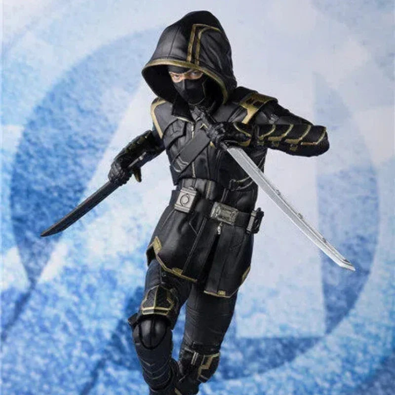 Square Enix Avengers Endgame SHF Hawkeye Action Figure - Collectible Decorative Doll with High Movability for Fans of Toy Models