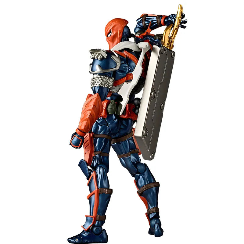 Kaiyodo Original AMAZING YAMAGUCHI Deathstroke Anime Action Figures Toys for Boys Christmas Gift Collectible Model Ornaments