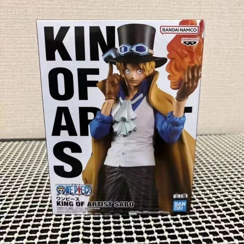 Bandai Original In Stock Anime ONE PIECE KING OF ARTIST KOA Sabo PVC Action Figure Collectible Model Toy Gifts WY