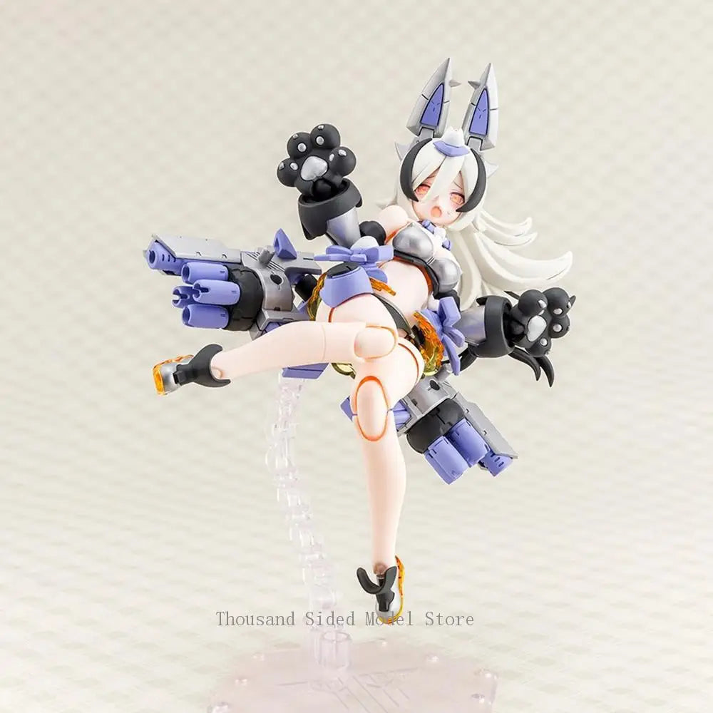 Original Kotobukiya KP850 Megami Device Puni Mofu Gin Lang Assembled Model Toys Genuine Action Figure Anime Collectible Toy 16CM