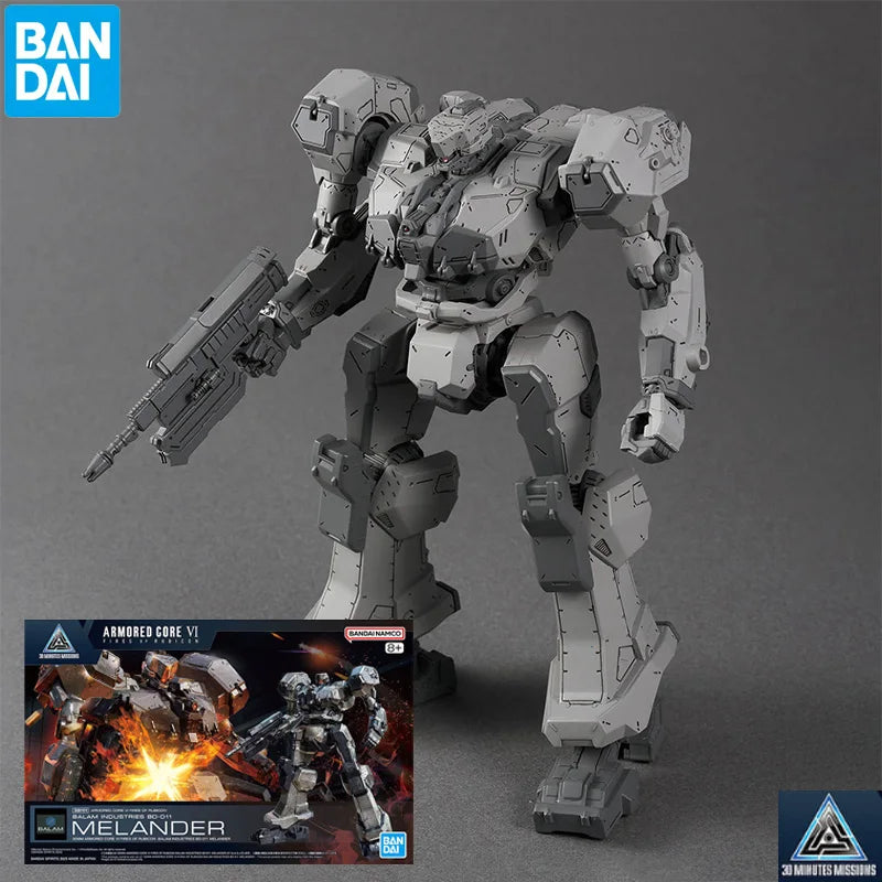 Bandai 30MM Customize Model Kit 1/144 ARMORED CORE VI X BD-011 Melander Anime Action Figure Assembly Model Toys Gift Children