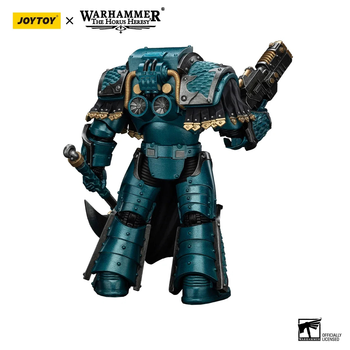 [IN-STOCK]JOYTOY Warhammer 30K 1/18 Action Figure Alpha Legion Lernaean Terminator 3PCS Anime Military Model