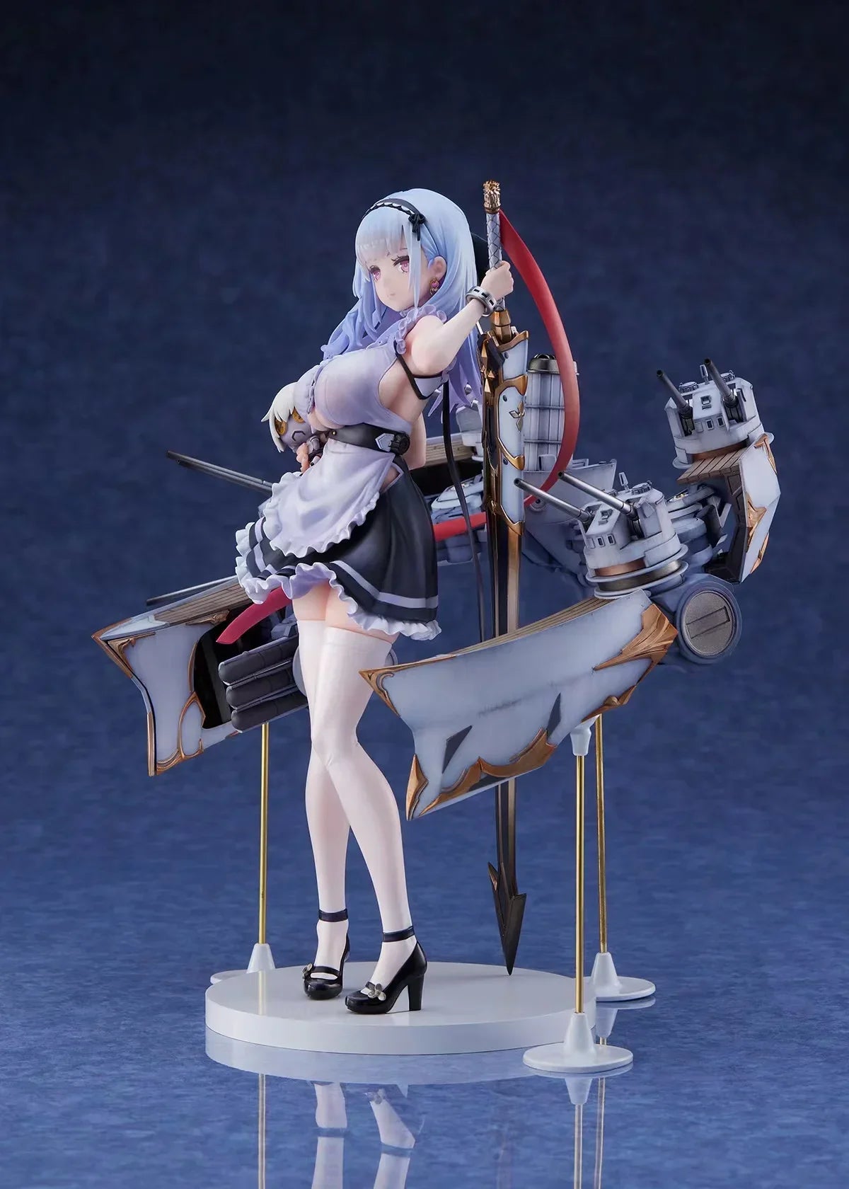 Original Alice Glint Knead Azur Lane Dido royal navy light cruiser Anime Action  Figure PVC Collectible Model toy Game Periphery
