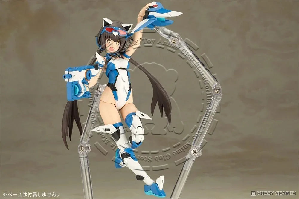 In Stock Original KOTOBUKIYA Frame Arms Girl Stylet Swimsuit BLUE IMPULSE COLOR Ver. 160mm Anime Action Figure Model Kit Toy