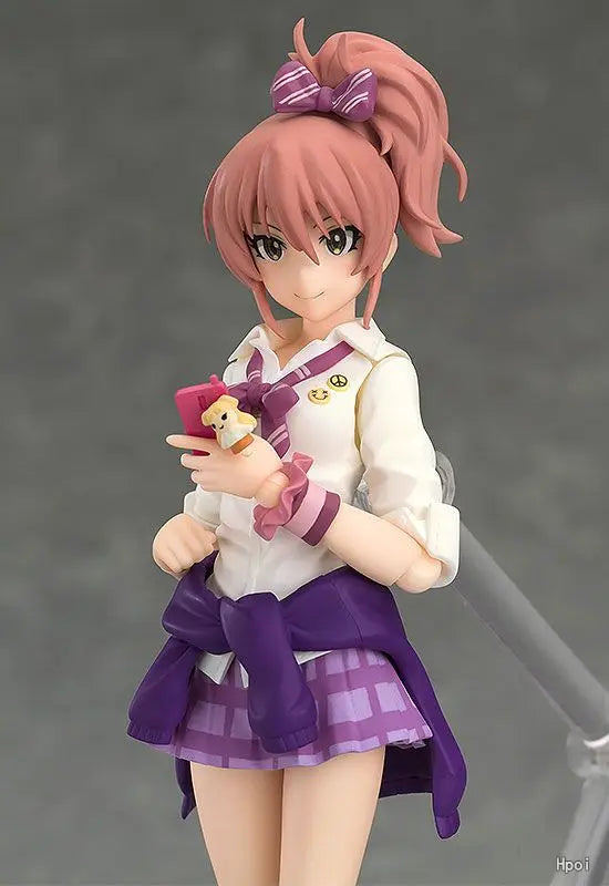 Original Max Factory Figma#268 THE IDOLM@STER Cinderella Girls Jougasaki Mika Anime Figure Model Toy Gift Collection