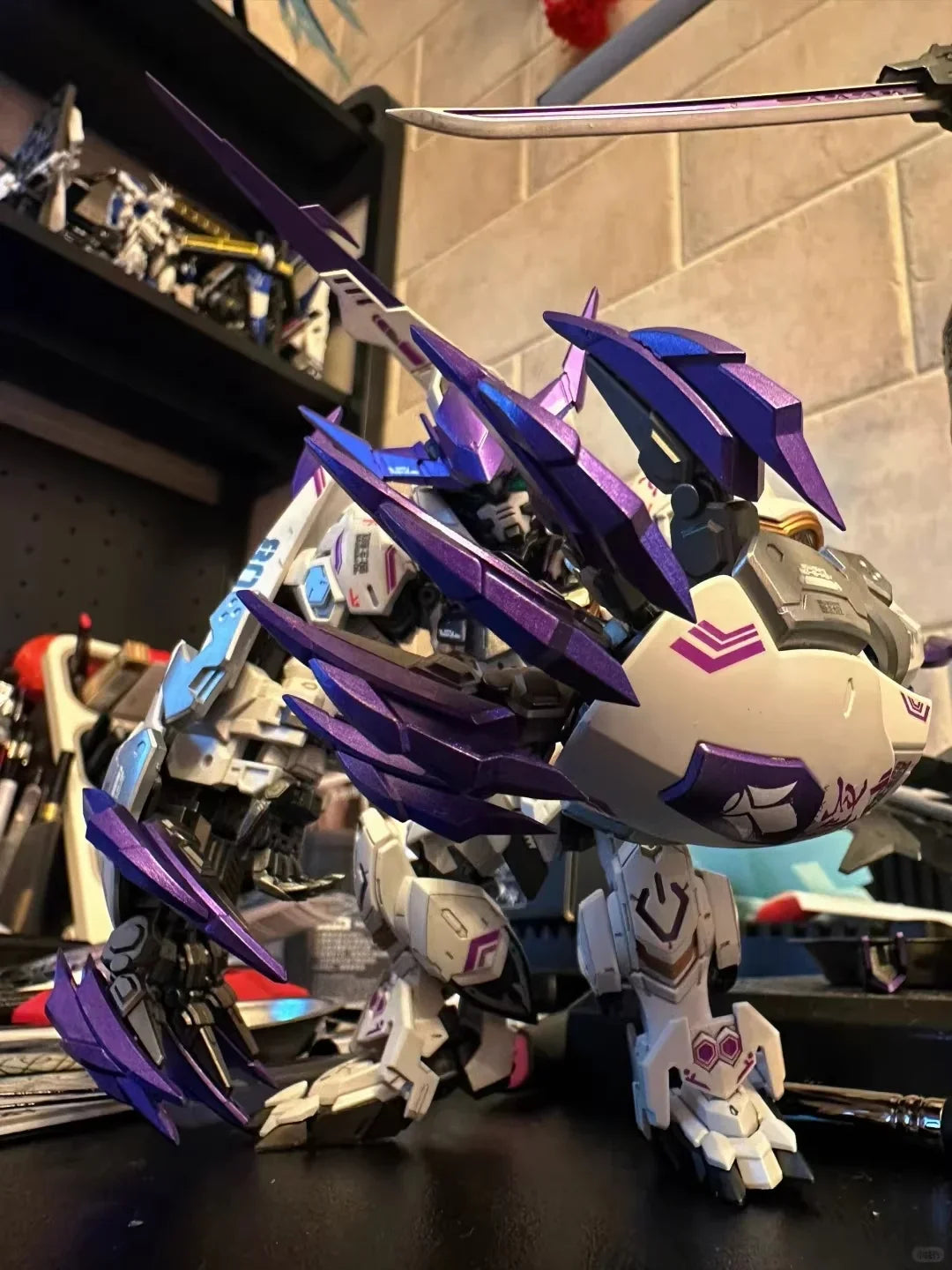 NEU MGSD Barbatos G08A Schwarze Schildkröte Mecha Actionfigur Modell Hochdetailliert Montierbar Sammelbar Abnehmbare Teile Hobby Spielzeug Geschenk