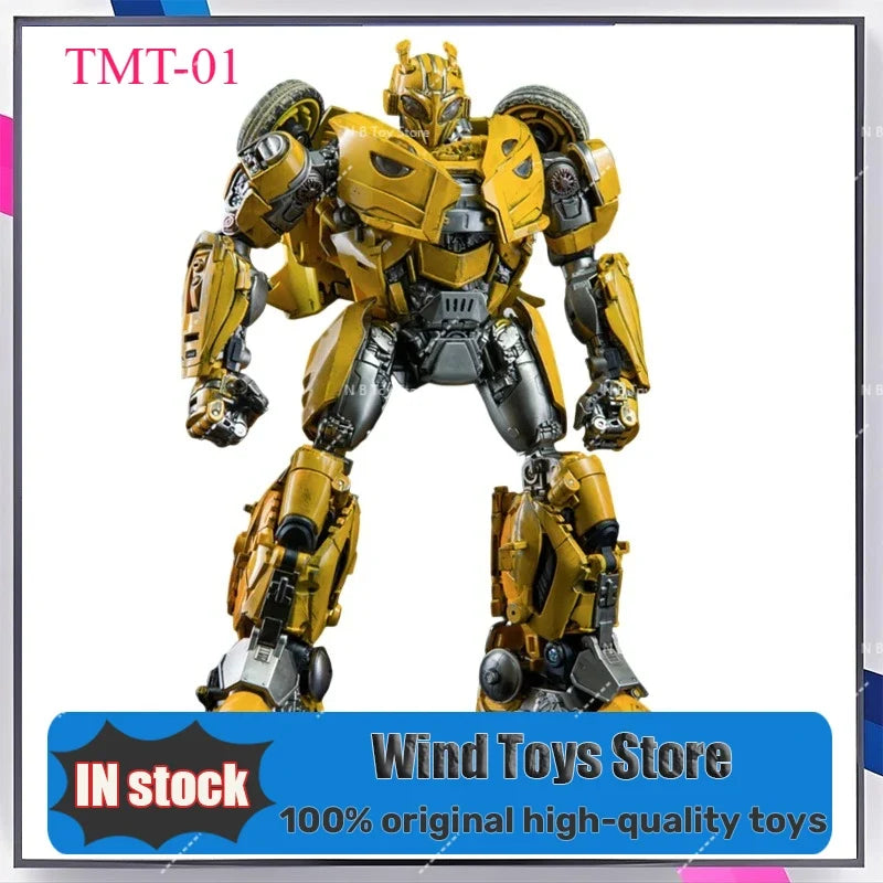 TMT Transformable Action Figure TMT-01, TMT01, Bee Battle Damage Coating, 3A Ratio, Robot Collect Gifts