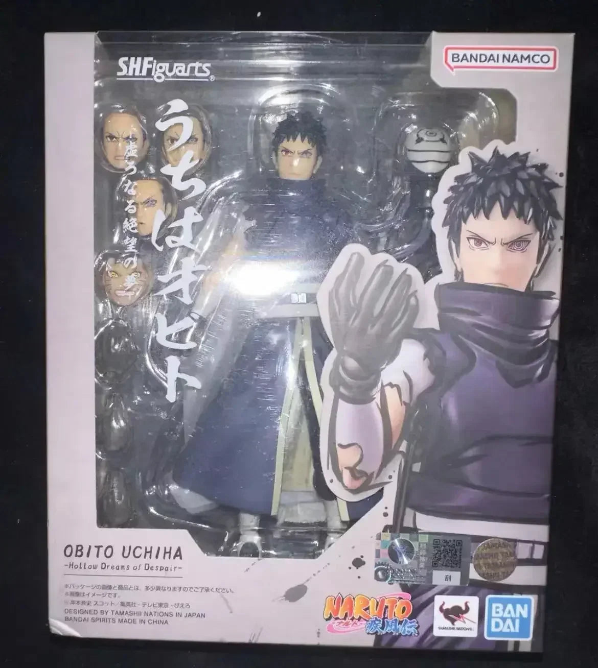 In Stock Original Bandai SH Figuarts SHF Obito Uchiha Hollow Dreams of Despair Naruto Anime Figures Collection Model Toys