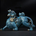 High Quality Copper Mythical Animal Pi Xiu Mascot Sculpture Ornaments Home Decor