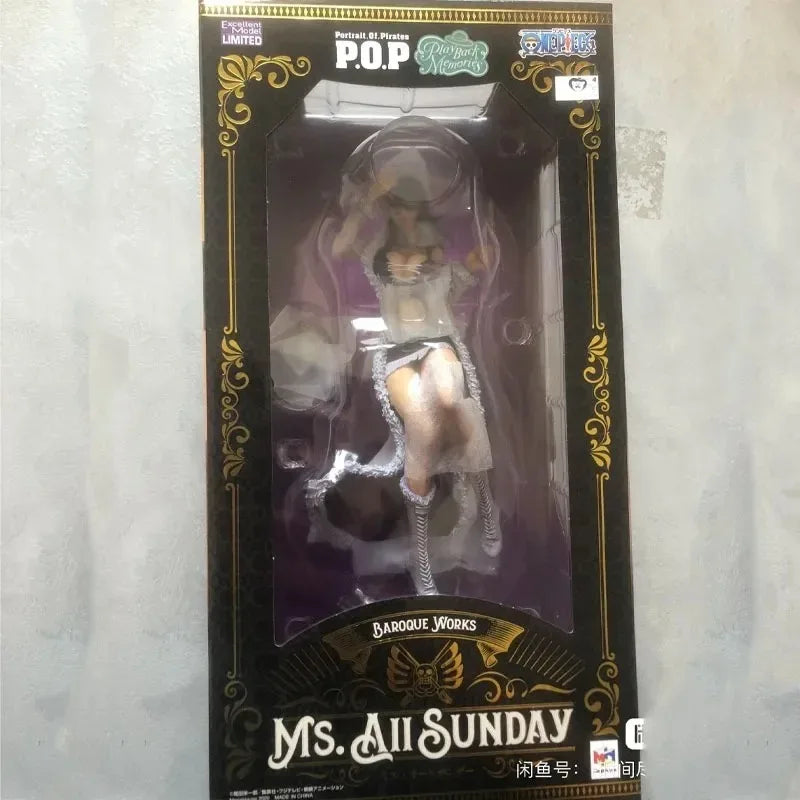 【In-stock】Megahouse Pop One Piece Nico Robin Anime Character Collectibles 23cm Reprint Model Toy