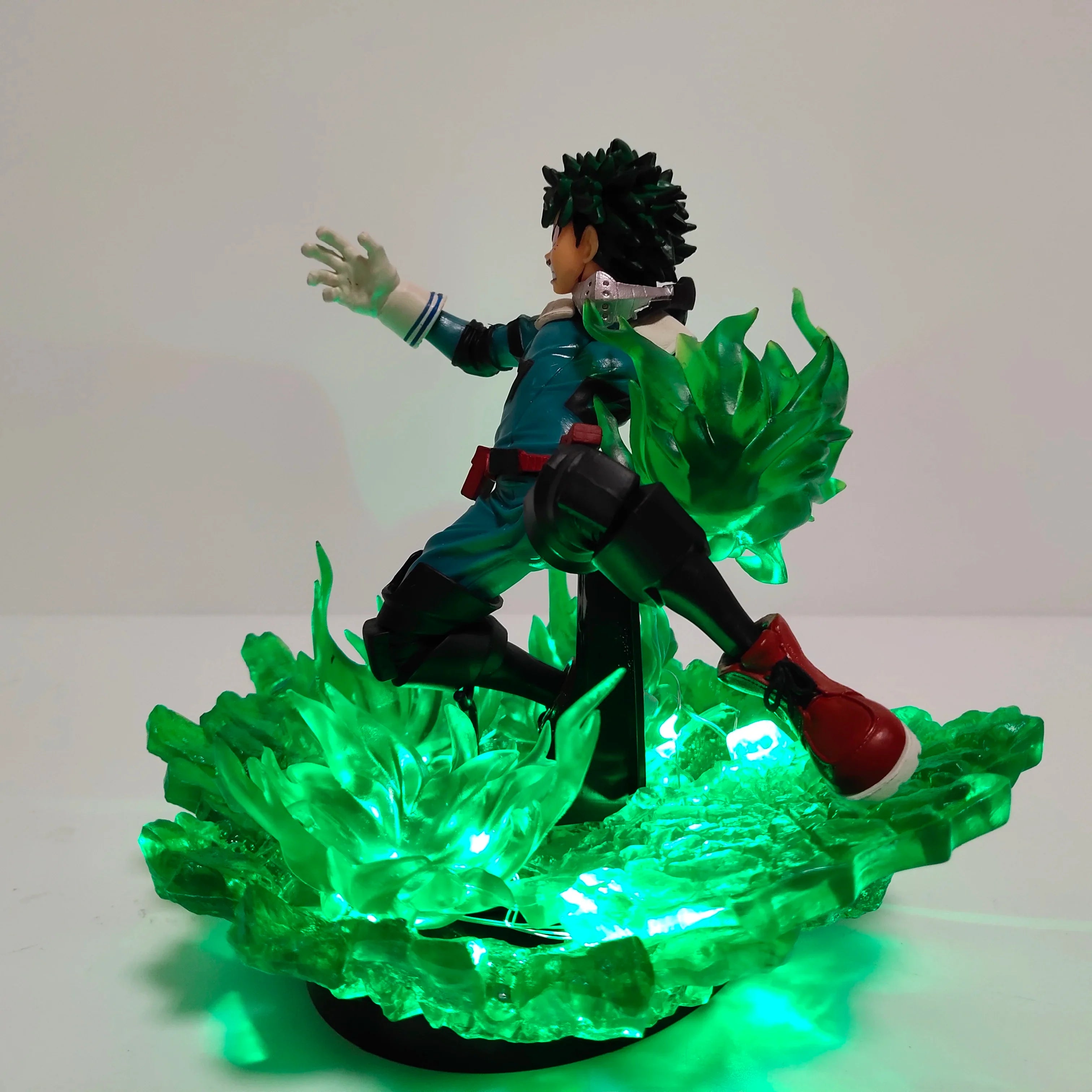 My Hero Academia Anime Midoriya Izuku & Bakugou Katsuki Lamp Led Bulb Action Figures Model Figurine Figure & Base & Lamp DIY