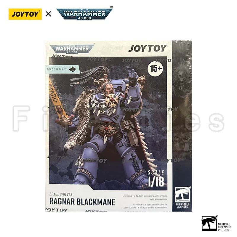 1/18 JOYTOY Action Figure 40K Space Wolves Ragnar Blackmane Re-issue Version Anime Model Toy