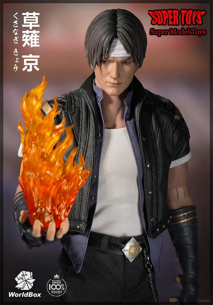 WorldBox 1/6 Male Soldier The King Of Fighters Kyo Kusanagi Terry Bogard 12inch Classic Fighting Game Action Figure Dolls