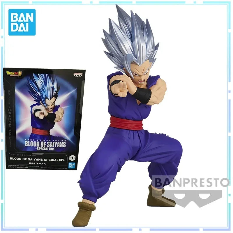Bandai Original BANPRESTO Anime Dragon Ball Super Hero BLOOD OF SAIYANS SPECIALXIV Beast Son Gohan Action Figures Kids Toys